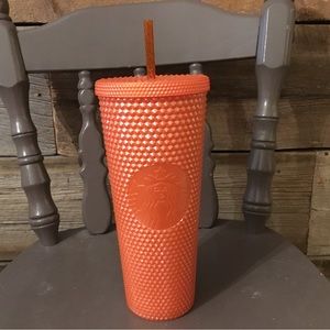 STARBUCKS TUMBLER WITH STRAW